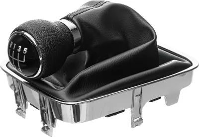 Produktbild von Schaltknauf mit Schaltmanschette Set – Schalthebel Knauf für VW Golf V Plus, Sharan und Tiguan ab 2005