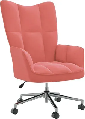 Obrázek produktu pro Relaxační křeslo růžové samet