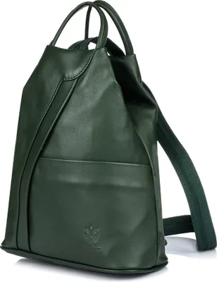 Produktbild von Damen Lederrucksack, italienische Umhängetasche