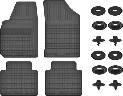 Produktbild von Gummimatten Mit Stoppern Für: Renault Kangoo I (1997-2008) Schwarz Set