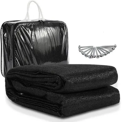 Produktbild von Zeltboden 250x500cm Schwarz 13 Grasstifte