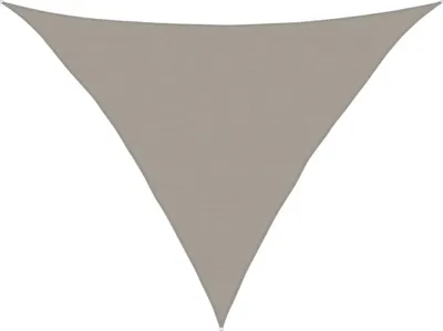 Immagine prodotto di vidaXL Tenda da sole 160 g/m² Triangolare Grigio chiaro 5x5x6 m HDPE