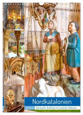 Produktbild von Nordkatalonien, Spirituelle Kraftorte im Land der Katharer (Wandkalender 2027 DIN A3 hoch), CALVENDO Monatskalender