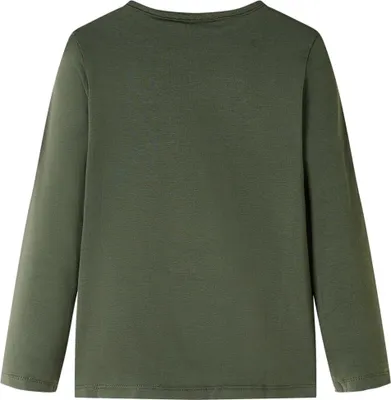 Produktbild von vidaXL Kinder-Langarmshirt Khaki 128