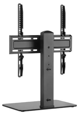 Image de equip - Installation - pour TV LCD / TV LCD incurvée - universelle - plastique, acier inoxydable, verre - noir - Taille d'écran : 81,3-139,7 cm (32"-55") - Bureau (650611)
