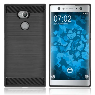 Produktbild von PhoneNatic Case kompatibel mit Sony Xperia XA2 Ultra - schwarz Silikon Hülle Ultimate Cover