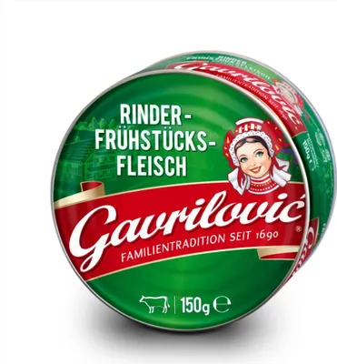 Produktbild von Gavrilovic "Govedi narezak" Rinderfrühstücksfleisch 150g