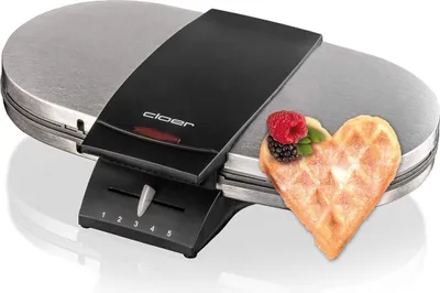 Image de CLOER Gaufrier double 1329 1200Watt acier inoxydable