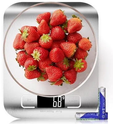 Productafbeelding van Nauwkeurige digitale keukenweegschaal tot 10 kg met LCD-display en tarra-functie