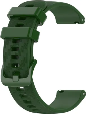 Produktbild von Sport Ersatz Armband für Garmin Venu SQ 20mm Silikon Band Loop, Farbe:Dunkelgrün