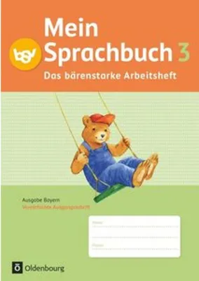Obrázok produktu pre Mein Sprachbuch 3. Jahrgangsstufe. Das bärenstarke Arbeitsheft. Ausgabe Bayern