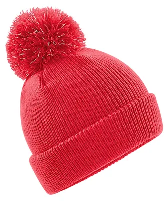 Produktbild von Beechfield - Mütze Bommel für Kinder LT1267 (Einheitsgröße) (Leuchtend Rot)
