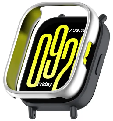 Immagine prodotto di Per Xiaomi Redmi Watch 5 Lite Custodia protettiva in plastica Custodia Design Argento