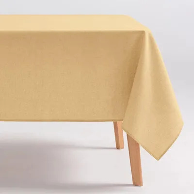 Zdjęcie produktu dla GAMUSI INDIRA – obrus – 140 x 240 cm – kolor: szary (flint) – odporny na plamy – gładki wzór