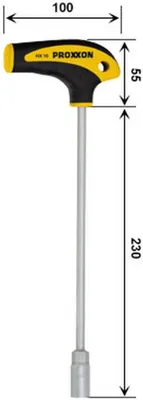Produktbild von Proxxon L-Griff-Schraubendreher Außensechskant HX 8 mm, 22478