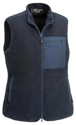 Productafbeelding van Pile vest voor dames (donkerblauw), maat S
