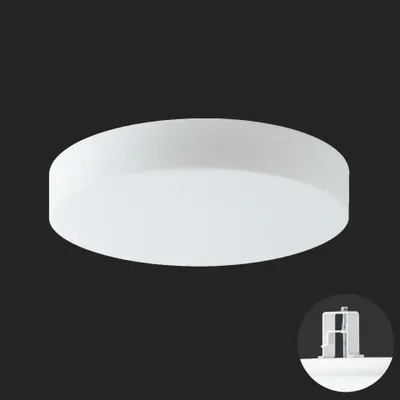Zdjęcie produktu dla OSMONT ELS68635 ELSA V4 stropní/nástěnné skleněné polovestavné svítidlo bílá IP44 4000 K 19W LED nouzové kombinované 3 h