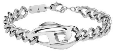 Produktbild von Diesel Herren Silber-Ton Edelstahl Armband, DX1413040