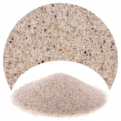 Produktbild von Aquarium Sand Quarzsand Grau 2 kg, 0,5-1 mm, Bodengrund für Aquarium, naturbelassen, wasserneutral, für Zierfische und Garnelen