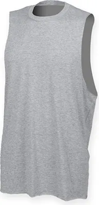 Produktbild von SF Men SF232 | Herren High Neck Slash Armhole Vest - Farbe: Heather Grey - Größe: XS