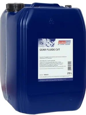 Produktbild von EUROLUB GEAR FLUIDE CVT Automatikgetriebeöl Gelb 20L 368020