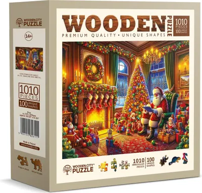 Produktbild von WOODEN CITY Holzpuzzle Der Zauber von Heiligabend 1010 dlks