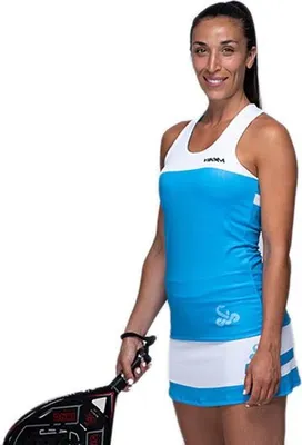 Imagen del producto de Vibor-a Diva, camiseta sin mangas, color azul, talla S, para mujer, color azul, talla S