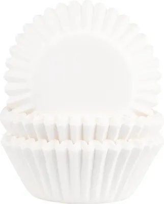 Produktbild von Demmler Pralinenkapseln Weiß in Blisterverpackung – 100 Stück - back- und gefrierfest von -40 °C bis 220 °C