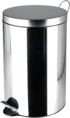 Image de Poubelle de cuisine à pédale 20L Chromée - SELEKTA