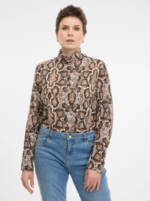 Produktbild von Orsay Beiges Langarm-T-Shirt für Damen 178182016000__S