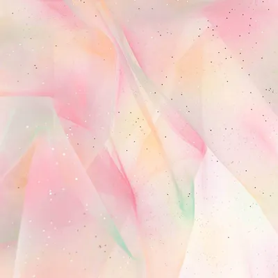 Soft-Tüll Regenbogen mit Glitzer Kostümstoff Feintüll ab 1x1,5 m V5