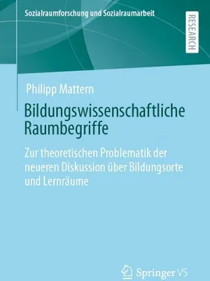 Obrázek produktu pro Bildungswissenschaftliche Raumbegriffe