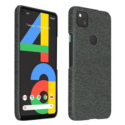 Obrázek produktu pro Látkové pouzdro Google Pixel 4A, pevné pouzdro odolné proti nárazům - šedé