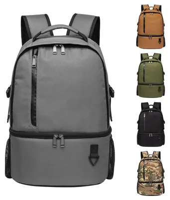 Immagine prodotto di Zaino termico da 28 litri, borsa frigo isolata, zaino da picnic, grigio, con doppio strato termico