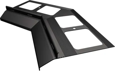 Obrázek produktu pro Hliníkový okapový profil Renoplast K20 pryskyřičné podlahy, vnitřní roh 135°, grafit