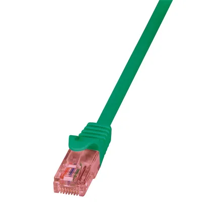 Productafbeelding van LogiLink CAT 6 netwerkkabel, U/UTP, PrimeLine, groen, 1,5 meter