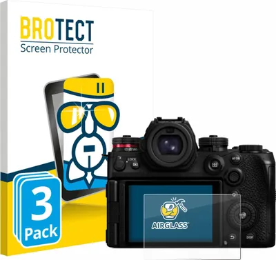 Produktbild von 3x BROTECT Schutzglas für Panasonic Lumix DC-S1II Schutzfolie Panzer Folie Glas Display Schutz klar