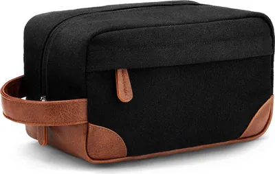 Produktbild von Kulturbeutel, wasserdichte Kulturtasche fš¹r Damen und Herren, Schwarz