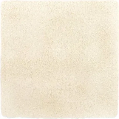 Produktbild von Teppich Shaggy Hochflor NAVARRA Creme 200x200 cm Polyester