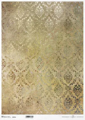 Produktbild von Reispapier für Decoupage A3 ITD-763L Damast