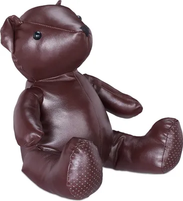 Produktbild von relaxdays Türstopper Bär Kunstleder