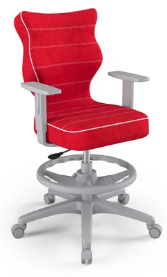 Produktbild von Kinder-Wachstumsstuhl Ergonomischer Schreibtischstuhl Für Körpergrösse 146-176 Cm, Duo Visto 09, Mit Fussstütze