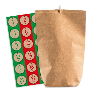 Produktbild von Adventskal. "Nordic Vintage" Papier