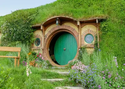 Produktbild von Hobbit Fotohintergrund für Fantasy-Partys und Dekorationen