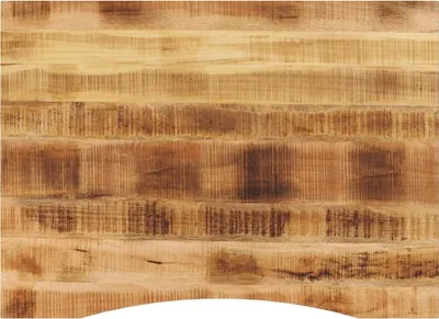Produktbild von Schreibtischplatte mit Aussparung 100x80x2,5cm Massivholz Mango