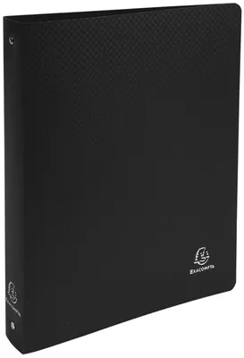 Image de EXACOMPTA Classeur à anneaux 4 anneaux mécanique DIN A4 noir
