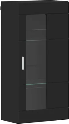 Produktbild von "SALE 2026" Holzschrank mit Speicher Schwarz 50 x 29 x 100 cm Holzwerkstoff - Wohnwände DE6345132