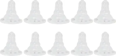 Image de 10pcs tétine d'allaitement de chèvre silicone souple -Tétine d'agneau épaisse pour cochon -Bovin