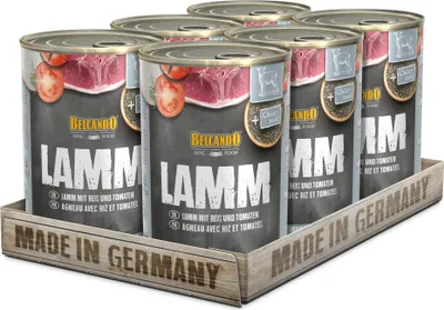 Produktbild von BELCANDO® Lamm mit Reis & Tomaten 6x 400g