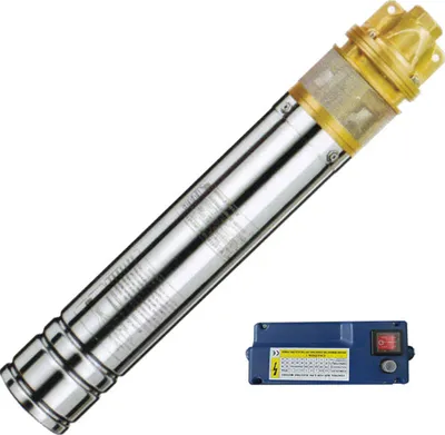 Produktbild von Agora-Tec® 4 Zoll Brunnenpumpe Tiefbrunnenpumpe 1100W 30m Kabel